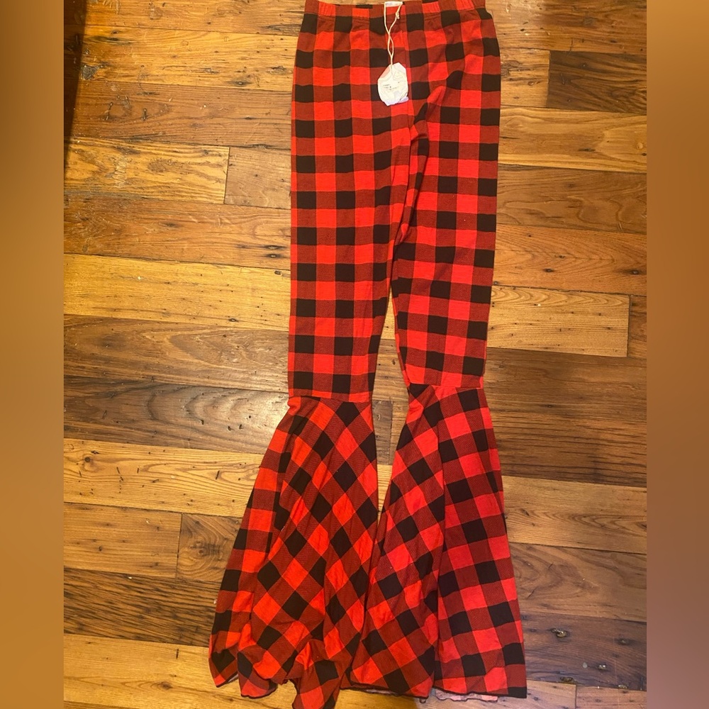 Plaid Flare small Bottoms